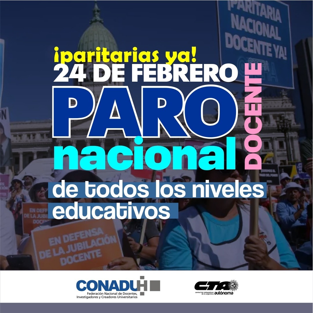 24 de febrero Paro Nacional