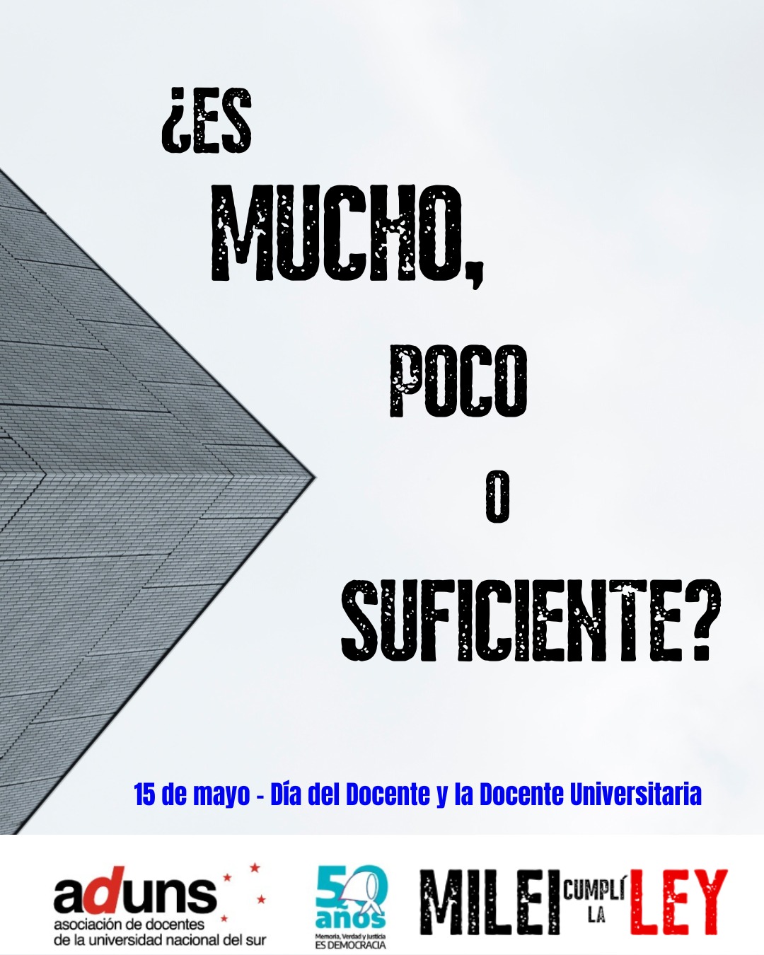 ¿ES MUCHO, POCO O SUFICIENTE?