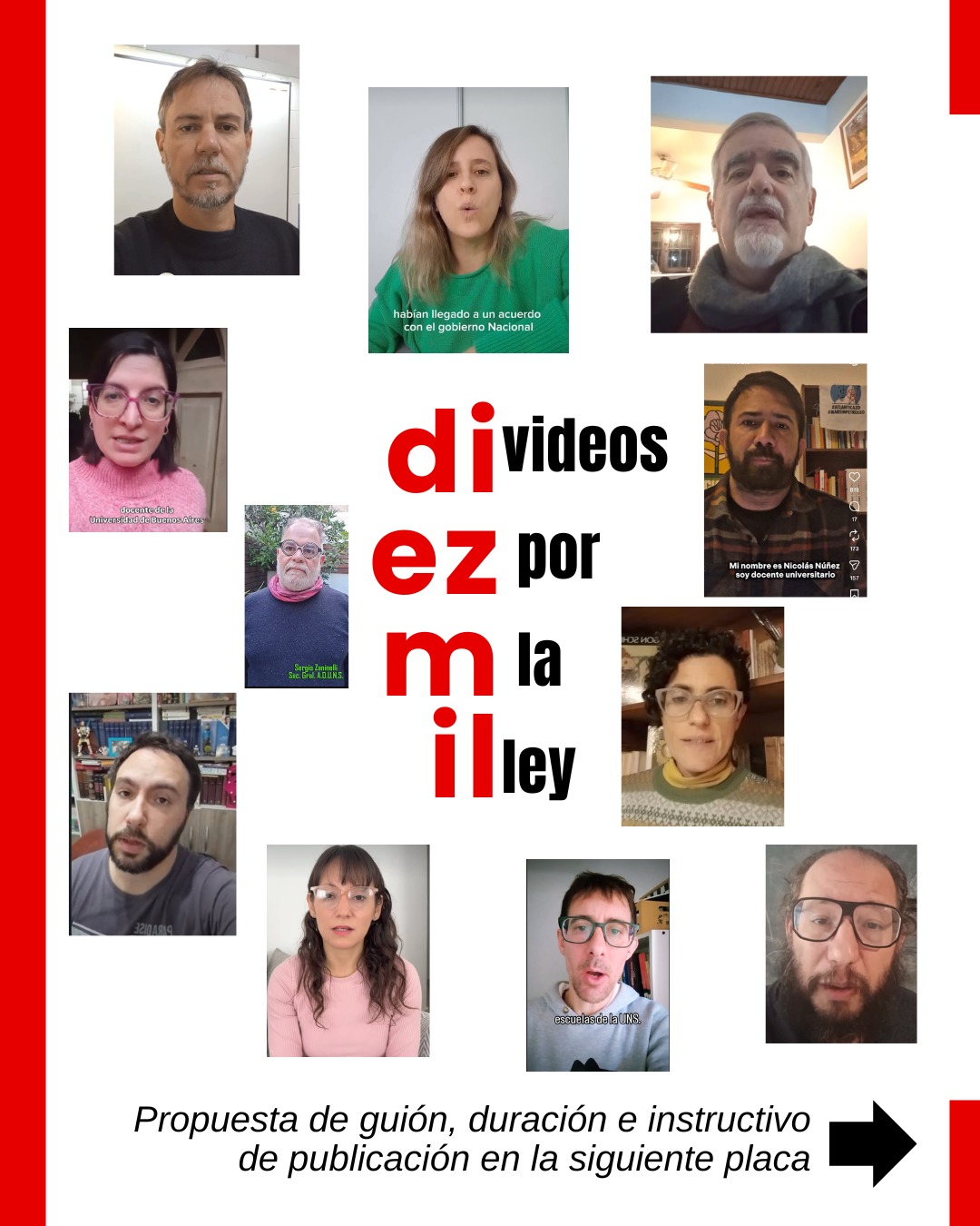 10.000 VIDEOS POR LA LEY