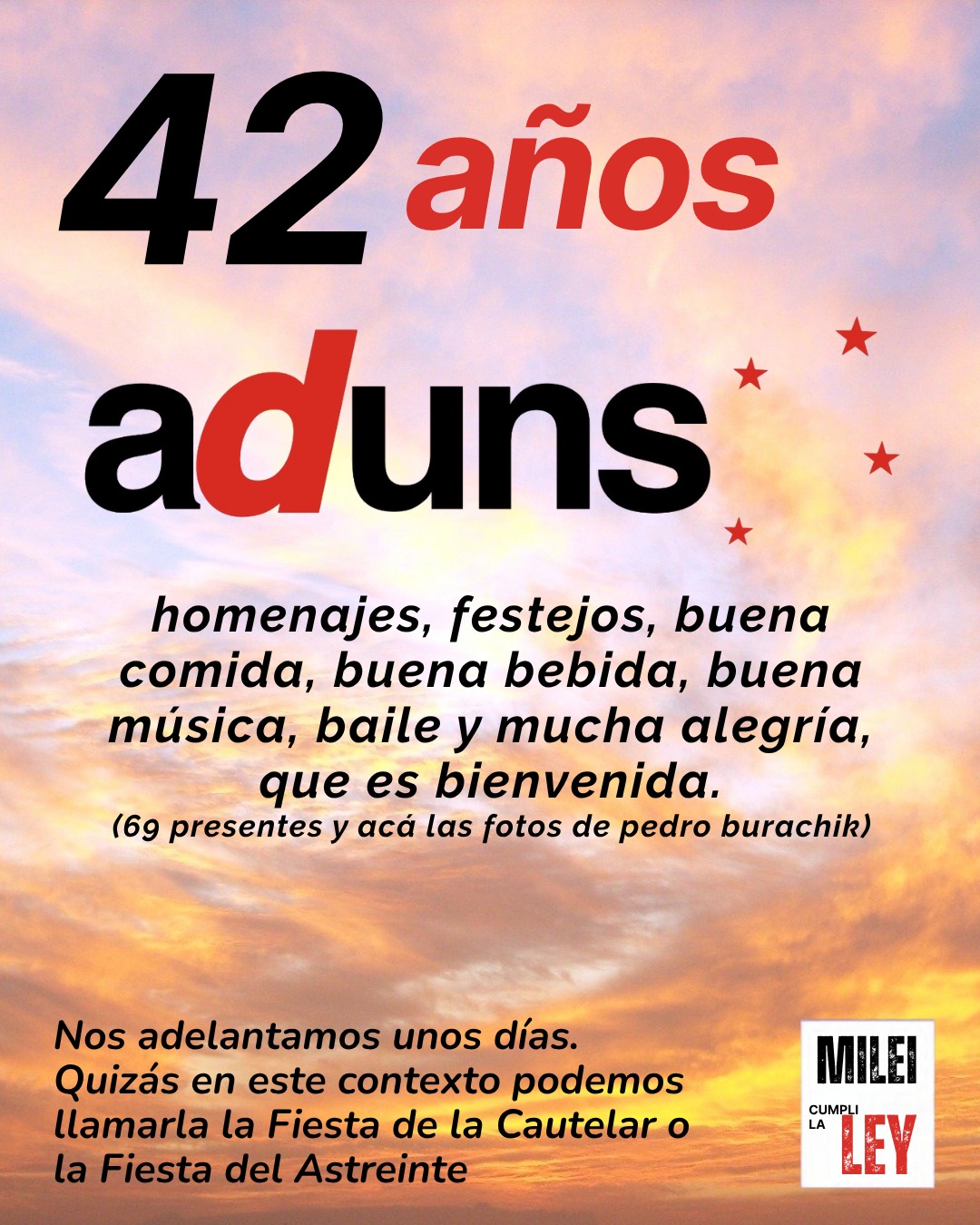 42 años de ADUNS 12