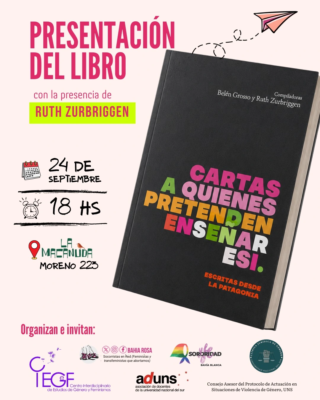 Inscripción al taller Narrar-nos en clave de pedagogías feministas FeNaB